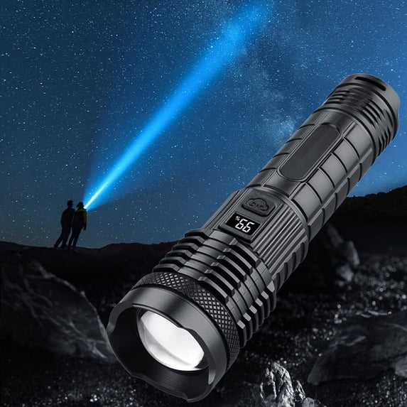 1500 Lumens Rechargeable Flashlights, Tactical LED Flashlight - Compact EDC Flash Light with USB Charging, Waterproof & Small for Camping, Hiking, Emergency, Car & Home by PALIFEUR