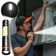 thumbnail image 1 of 1500 Lumens Rechargeable Flashlights, Tactical LED Flashlight - Compact EDC Flash Light with USB Charging, Waterproof & Small for Camping, Hiking, Emergency, Car & Home by PALIFEUR, 1 of 7