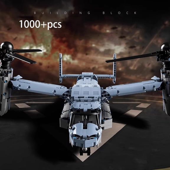 1500 Osprey Airplane Building Blocks Collection - Challenging models, collectible gifts, birthday/Easter/Christmas gifts
