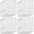 thumbnail image 1 of 1500 PCS Letter Stickers 30 Sheet Large Mailbox Numbers and Letters,Self-Adhesive Vinyl Waterproof Alphabet Stickers for Mailbox Window Door Sign Poster Bulletin Board Classroom Decor(White,2 Inch), 1 of 16