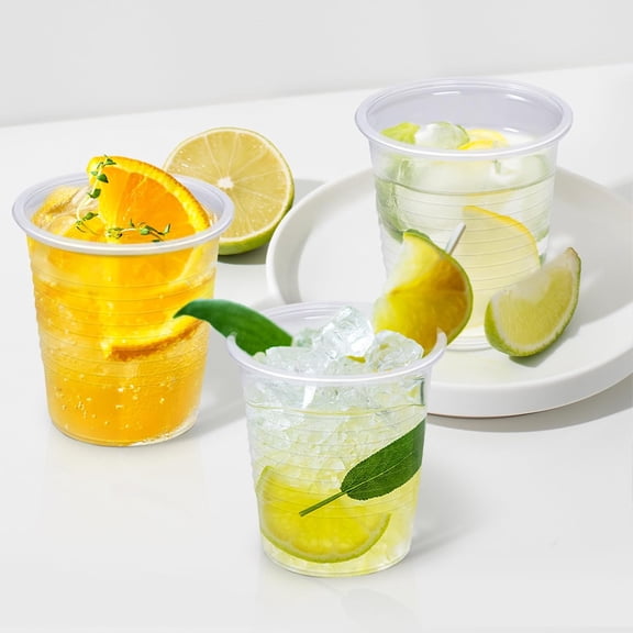 1500 Pack 3 oz Clear Plastic Cups, Small Bathroom Cups, Disposable Mouthwash Cup, Cold Party Drinking Cup, Perfect for Whiskey, Juice, Soda, Coffee