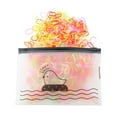 thumbnail image 1 of 1500 Pcs Colorful Rubber Bands - Non-Latex, Small/Stretchy, for Braids/Ponytails, Multi-Purpose, Reusable, with Storage Container, 1 of 5