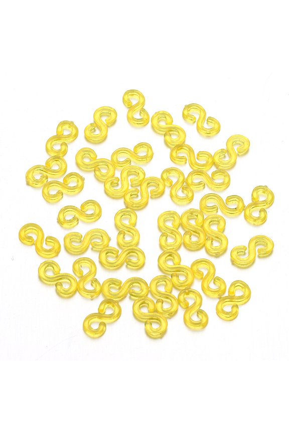 1500 Pcs Loom Bracelet Hooks S Clips for Loom Bracelets Rubber Band Bracelet Clips Plastic Band Clip Bracelet Connectors Refills for DIY Necklace Accessory Rubber Connectors Refills