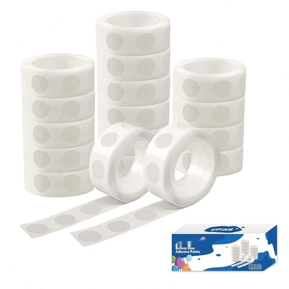 1500 Pcs Point Dots Balloon Glue Removable Adhesive Point Tapes