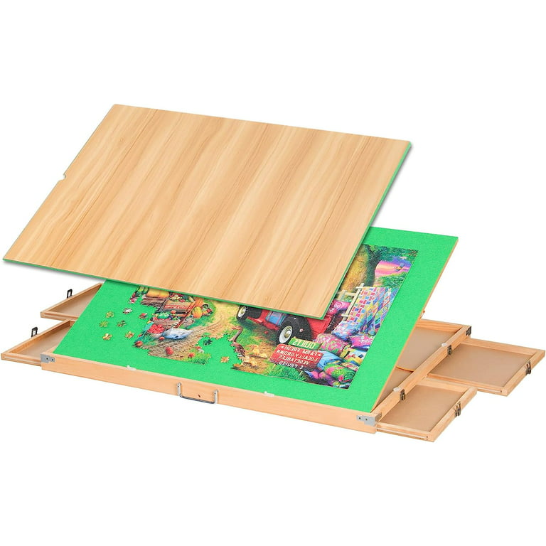 Tilting Puzzle Table - Portable Jigsaw Puzzle Table 1500 Pieces