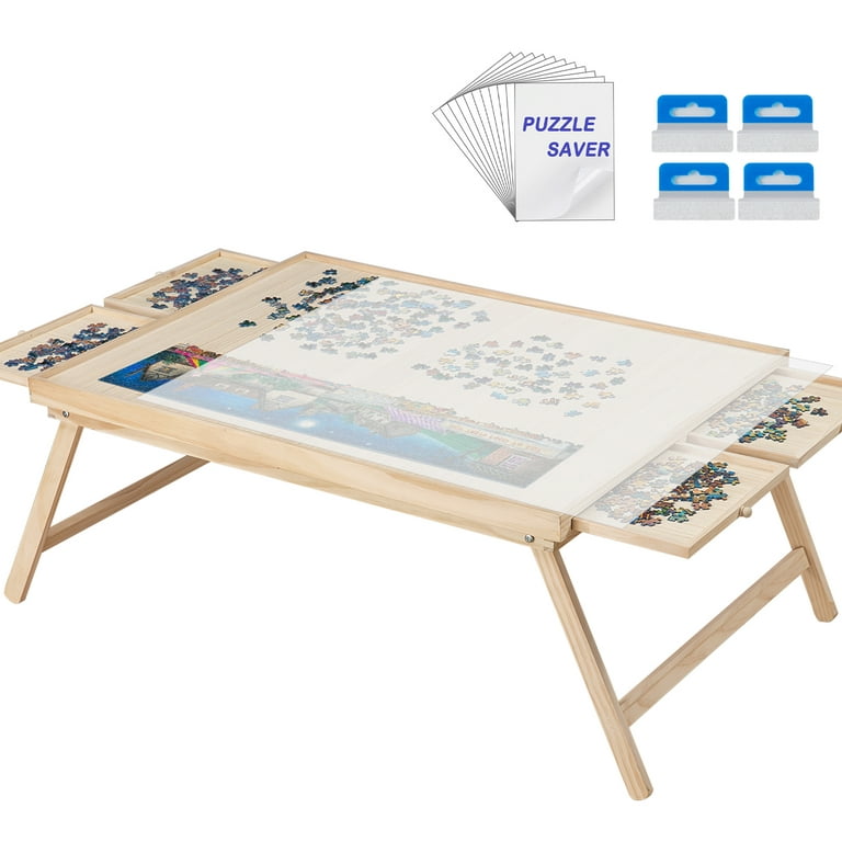 Jigsaw Puzzle Table with Folding Legs for Puzzles Up to 1000 Pieces