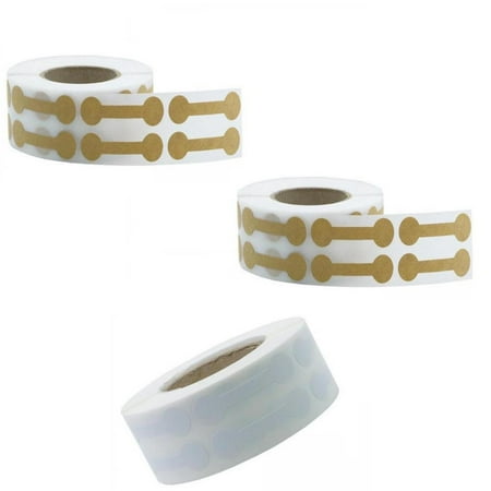 1500 Pegatinas Para Etiquetas De Precio De Joyería, Papel Kraft Para Tiendas De Bolsas De Anillos