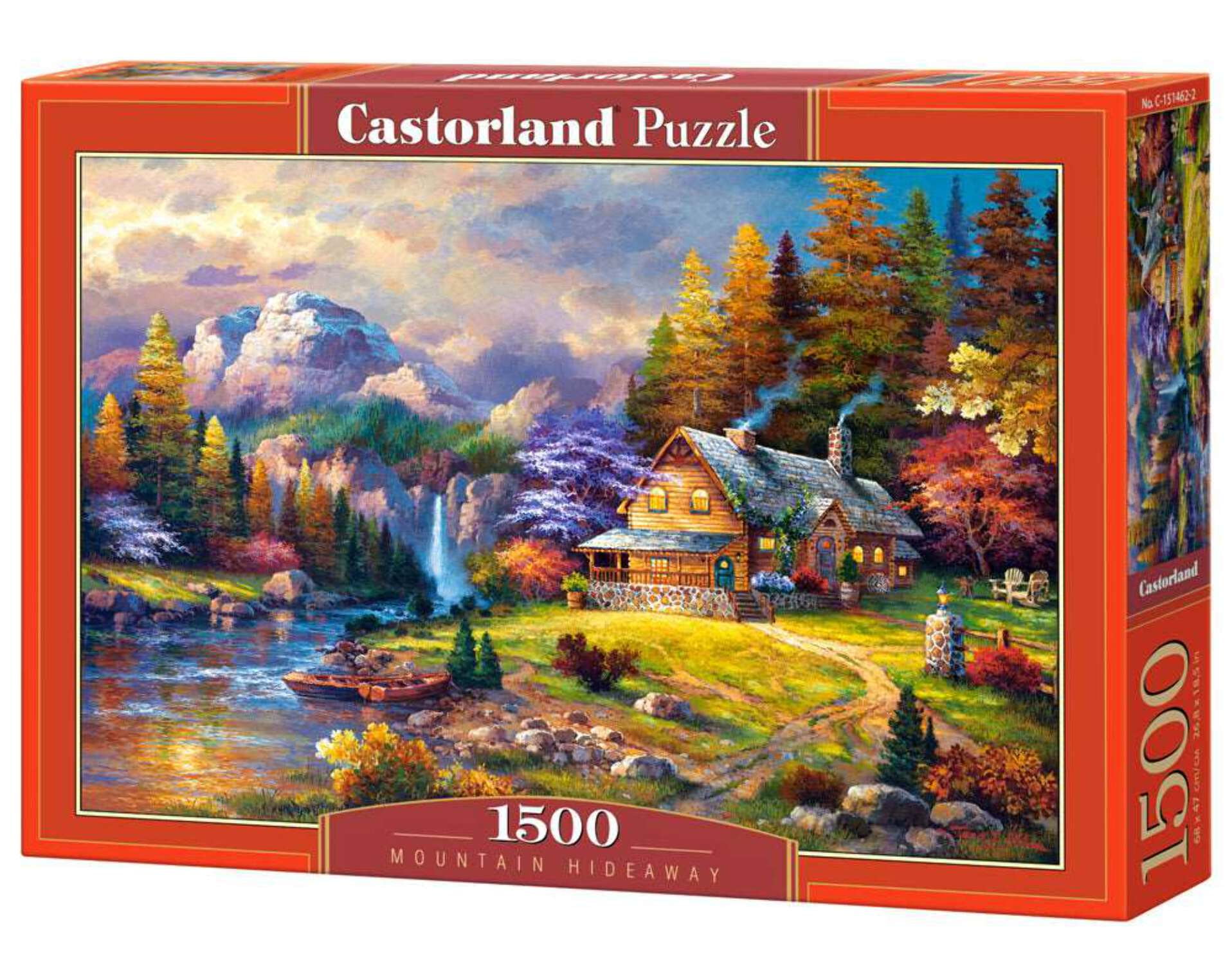 CASTORLAND 1500 Piece Jigsaw Puzzle - Majestic Guardian Lighthouse Seascape, Adult Puzzle For Challenging Fun