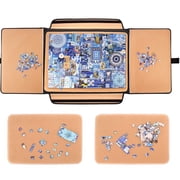 ALL4JIG Portable Jigsaw Puzzle Board for 1500 Pieces with Sorting Trays and Detachable Non-Slip Surface 1 Count 25.59 x 35.83 Inches