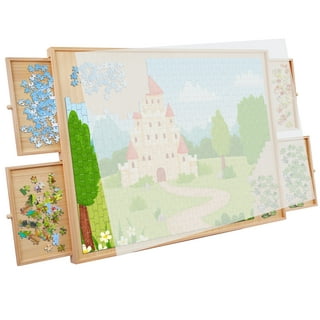  2000 Piece Puzzle Board with Cover and Puzzle Glue Sheets Set  Lightweight Felt Board Extra Large 40.5 x 30.5 XL Portable Jigsaw Puzzle  Table Tray Puzzle Accessories for Adults : Toys