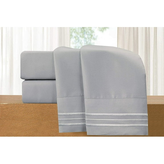1500 Premier 3-Piece Bed Sheet Set Cool & Breathable, Easy Elastic Fitted