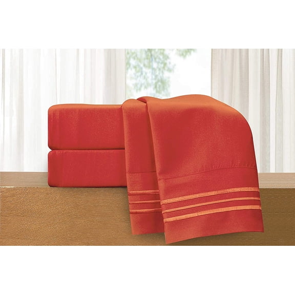 1500 Premier 4 -Piece Bed Sheet Set Cool & Breathable, Easy Elastic Fitted