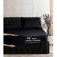 thumbnail image 1 of 1500 Premier Hotel Collection Egyptian Quality 1-Piece Fitted Sheet, , Twin/Twin XL Black, 1 of 4