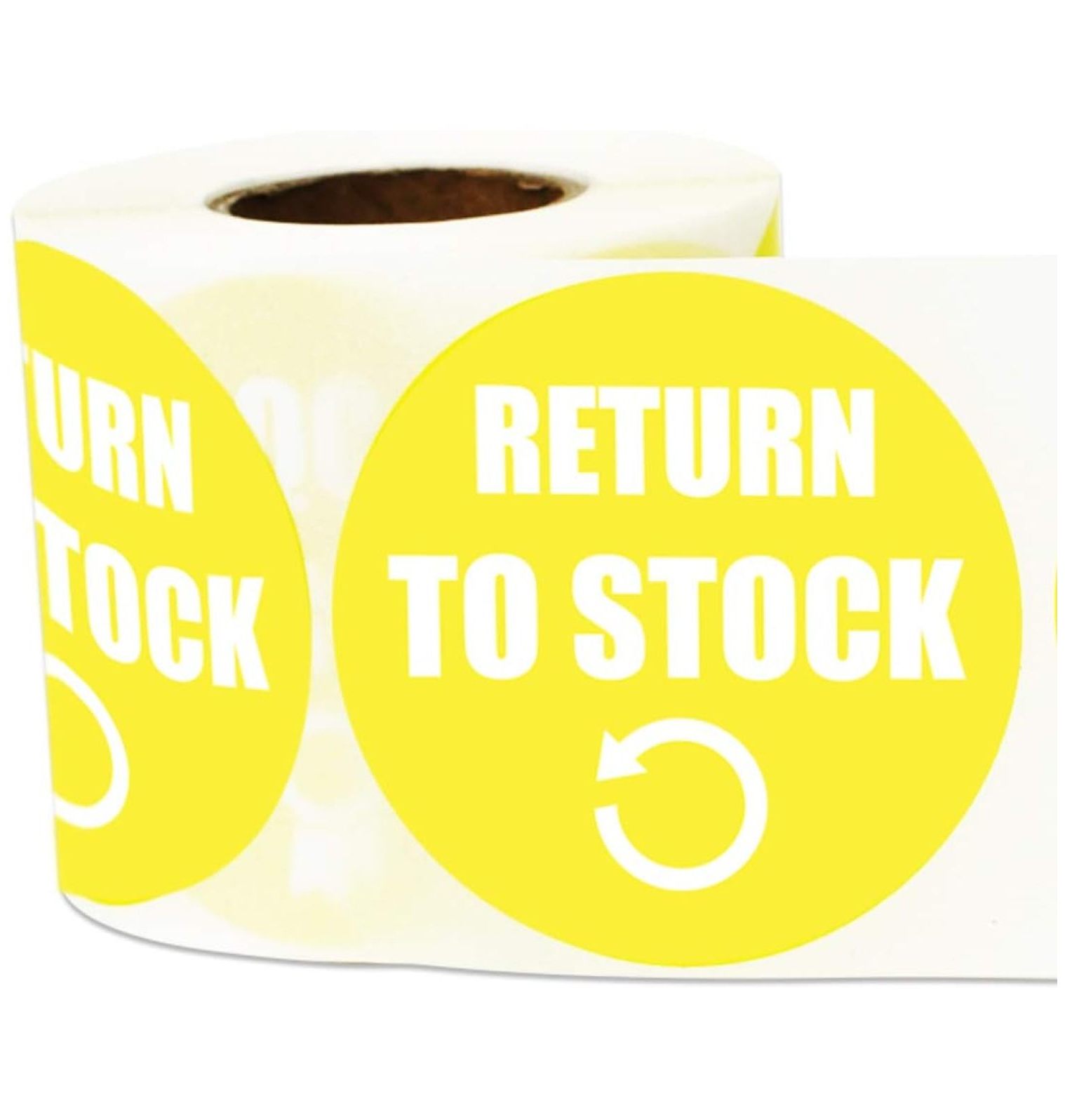 1500 Return to Stock Labels Stickers, 2" Circle Dots Inventory Quality Control Stickers QC
