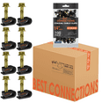thumbnail image 1 of 1500 SINGLE BLACK Mounting Flex Clips W/ Strain Relief Screw RG6 RG59 Coax Cable, 1 of 9