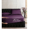 thumbnail image 1 of 1500 Premier Hotel Collection Egyptian Quality 1-Piece Fitted Sheet, , California King Purple, 1 of 4