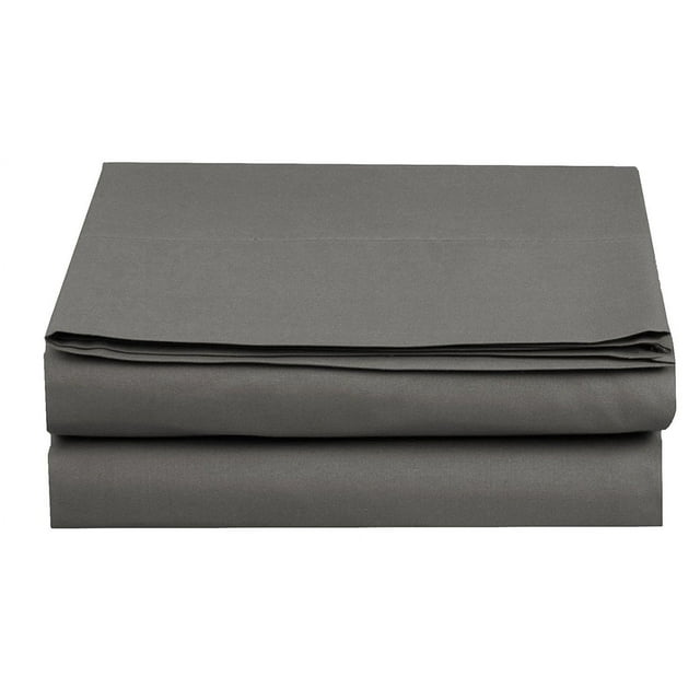 1500 Series 1-Piece Fitted Sheet, Full Size, Grey