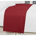 thumbnail image 1 of 1500 Series Microfiber Flat Sheet, Full Burgundy, 1 of 5