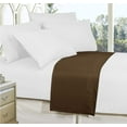 thumbnail image 1 of 1500 Series Hospitality Flat Sheet 1-Piece Flat Sheet, Soft Top Sheet, 1 Piece Queen, Brown, 1 of 5