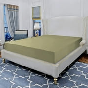 1500 Series Hotel Collection Egyptian Quality 1-Piece Fitted Sheet, , King Sage/Green