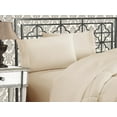 thumbnail image 1 of 1500 Series Microfiber Deep Pocket Bedroom Sheet Set ,Full Cream/Tan, 1 of 4
