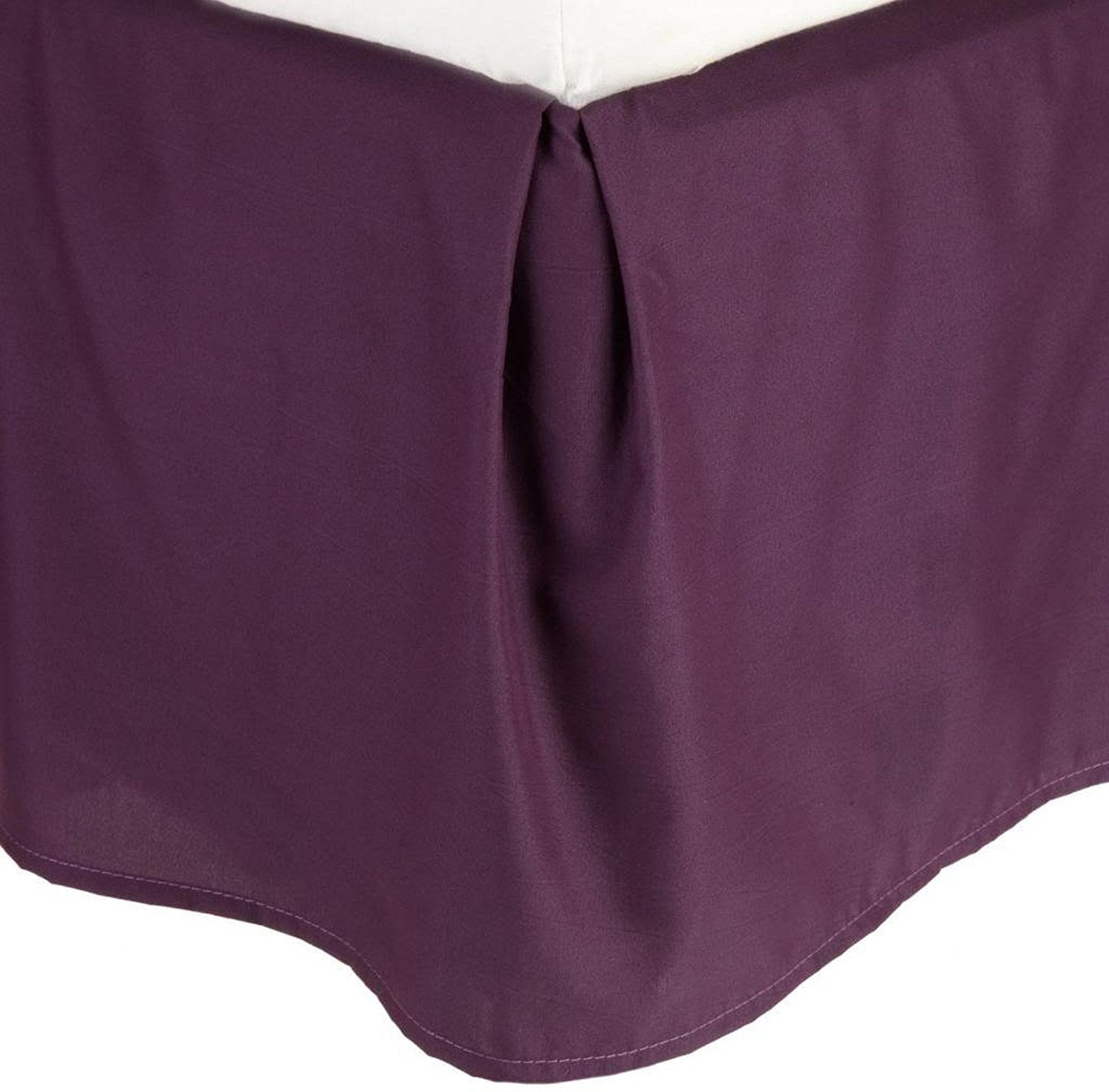 1500 Series Wrinkle Resistant SOLID Bed Skirt Pleated Tailored 14