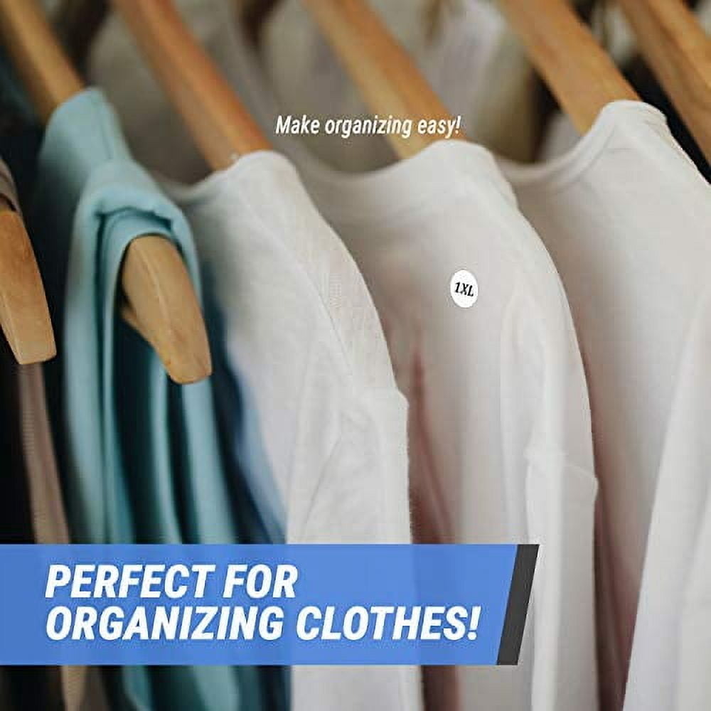 Xl Labels 1500 Size Stickers for Clothing, 1.25
