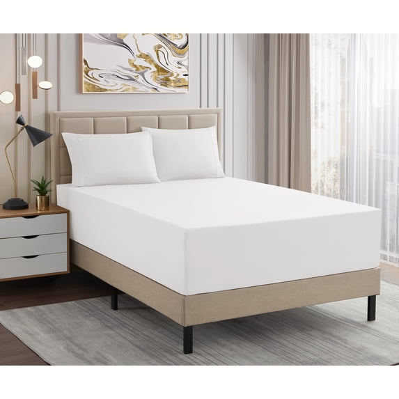 1500 Supreme Collection Extra Deep 21" Pocket 4 Piece Sheet Set California King Ivory