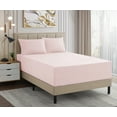 thumbnail image 1 of 1500 Supreme Collection Extra Deep 21" Pocket 4 Piece Sheet Set California King Pale Pink, 1 of 3