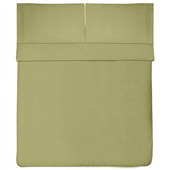1500 Supreme Collection Extra Soft Queen Sheets Set, Sage - Luxury Bed Sheets Set With Deep Pocket Wrinkle Free Hypoallergenic B