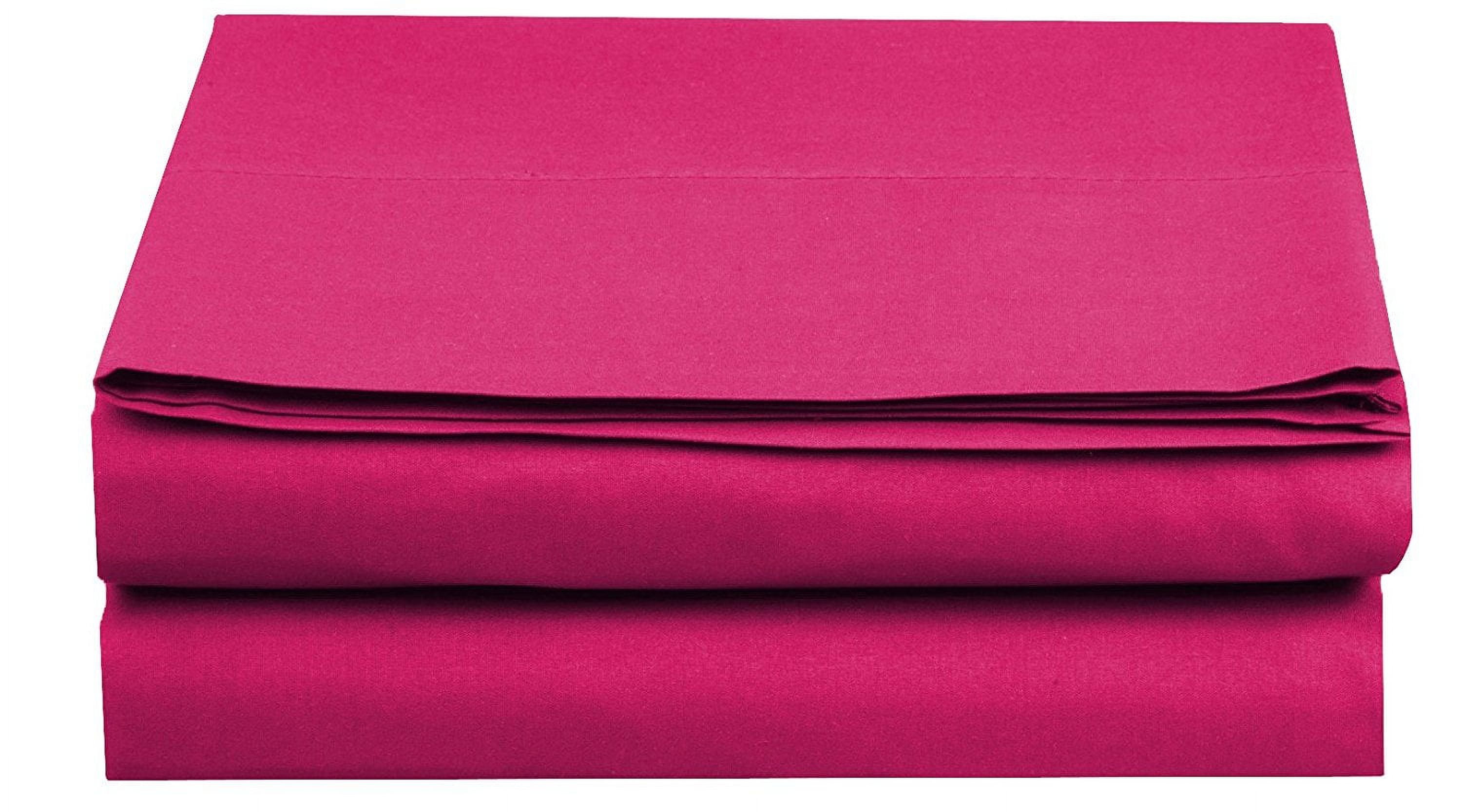 1500 TC Fitted Sheet, Full Size, Pink - Walmart.com