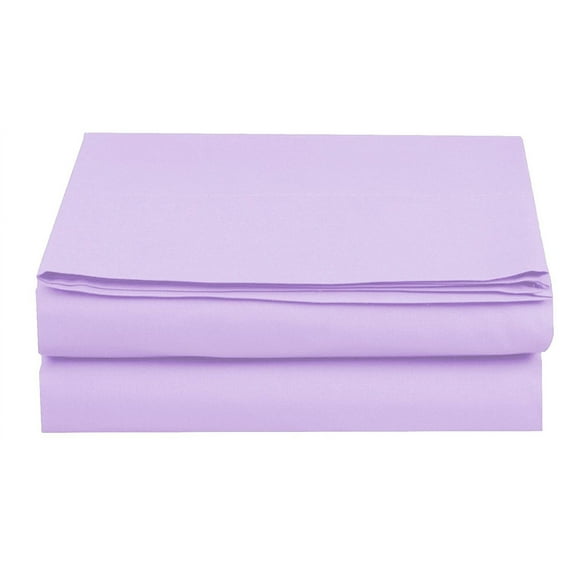 1500 Series 2 Pack Fitted Sheet, Queen Size, Lilac