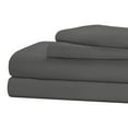 thumbnail image 1 of 1500-Thread Count 100% Egyptian Cotton Luxurious Solid Sheet Set with Deep Pockets Grey / Cal King, 1 of 5
