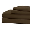 thumbnail image 1 of 1500-Thread Count 100% Egyptian Cotton Luxurious Solid Sheet Set with Deep Pockets Mocha / Cal King, 1 of 5