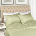 thumbnail image 1 of 1500-Thread Count 100% Egyptian Cotton Luxurious Solid Sheet Set with Deep Pockets Sage / Full, 1 of 1