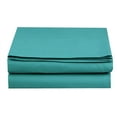 thumbnail image 1 of 1500 Thread Count Egyptian Quality 1-Piece Flat Sheet, California King Size, Turquoise, 1 of 5