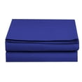 thumbnail image 1 of 1500 Thread Count Egyptian Quality 1-Piece Flat Sheet, Twin/Twin XL Size, Royal Blue, 1 of 2