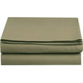 thumbnail image 1 of Elegant Comfort 1500 Premium Hotel Quality 1-Piece Flat Sheet, Softest Quality Microfiber - Twin Sage Green, 1 of 4