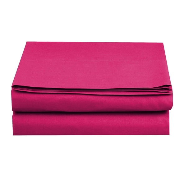 1500 Thread Count Hospitality Fitted Sheet 1-Piece Fitted Sheet, Queen Size, Pink