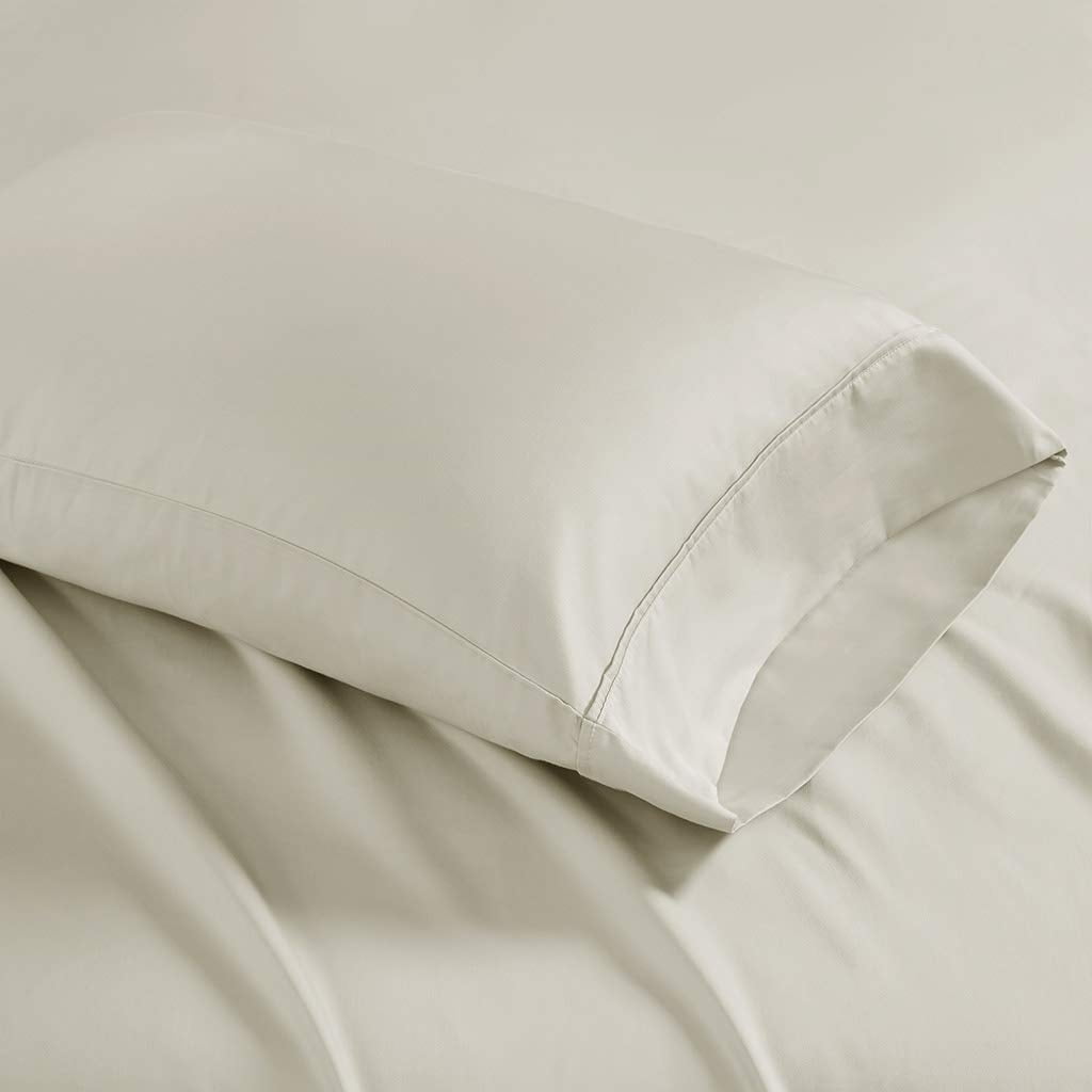 Ivory 1500 Thread Count Cotton Blend Standard Pillowcases Set