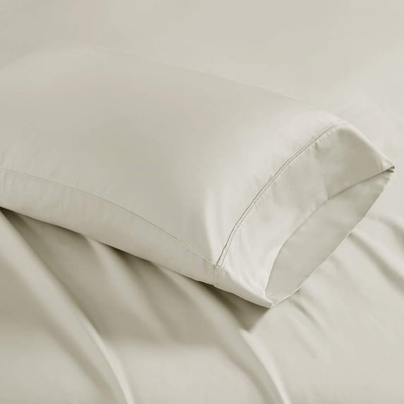 1500 Thread Count Set Of 2 Pillow Cases Standard Size: 20 X 30, Ivory