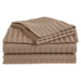 thumbnail image 1 of 1500 Thread Count Ultra-Soft Microfiber Deep Pocket Stripe Bedding Sheets & Pillowcases, 4-Piece Sheet Set by Impressions - Queen, 1 of 3