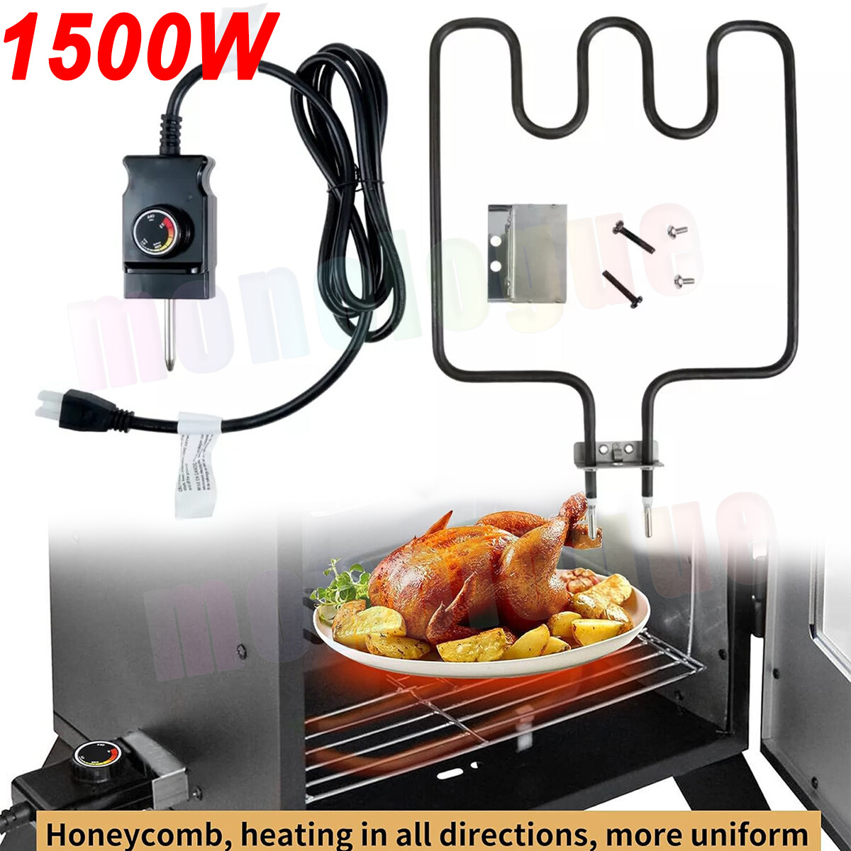 1500 Watt Heating Element Kit Part for Masterbuilt 30-Inch Electric ...