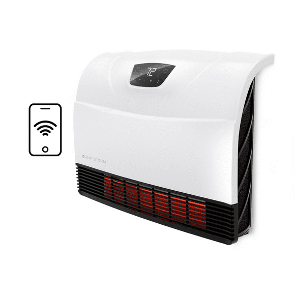 1500 Watt Smart Infrared Wall Heater with Wi-Fi by Heat Storm