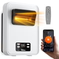 thumbnail image 1 of 1500-Watt White Wall Hung or Wall Mount Electric Space Heater Dual System with Infrared and Fan Forced, WiFi and RC, 1 of 8
