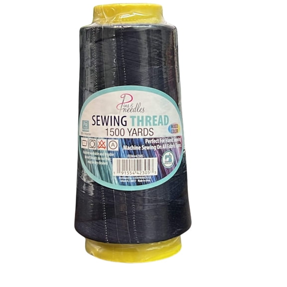 1500 Yards Pins Needles Sewing Thread:1CT