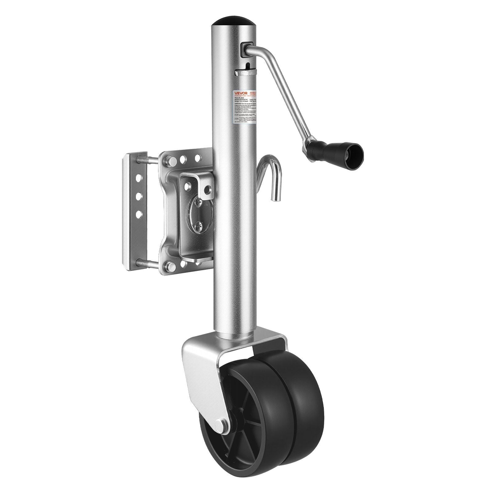 1500 lb Capacity Heavy Duty Swivel Jack for Boat Trailers, Marine-Grade Trailer Tongue Jack