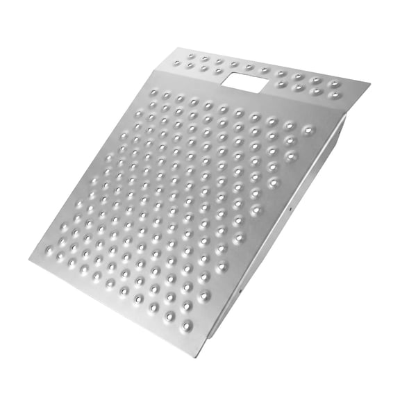 1500 lbs 29"x24" Aluminum Shed Ramp – Anti-Slip Loading Ramp for Lawn Mower, ATV, Motorcycle & Tractor