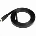 thumbnail image 1 of 1500 mm Version 1.4a High Quality HDMI Flat Cable with Ethernet, Black & Gold Plate, 1 of 1