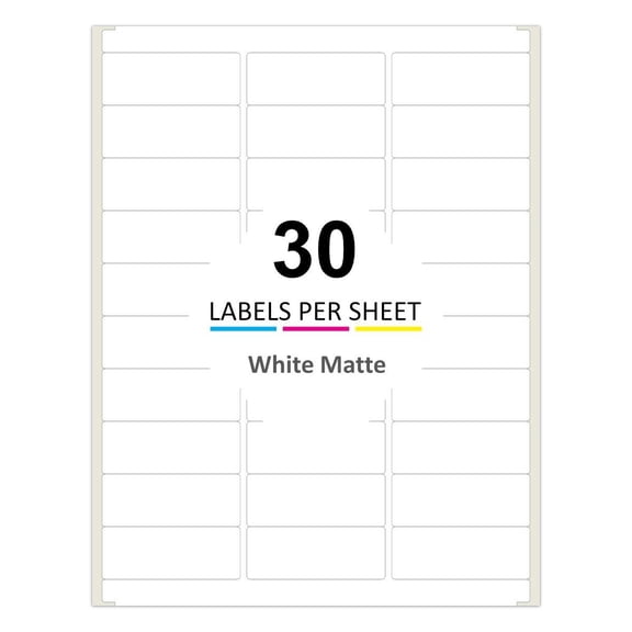 15000 2.625x1 Address Mailing Labels Shipping Stickers for Laser Inkjet Printer